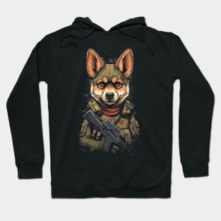 Shepherd Warriors: German Shepherd Soldier Hoodie